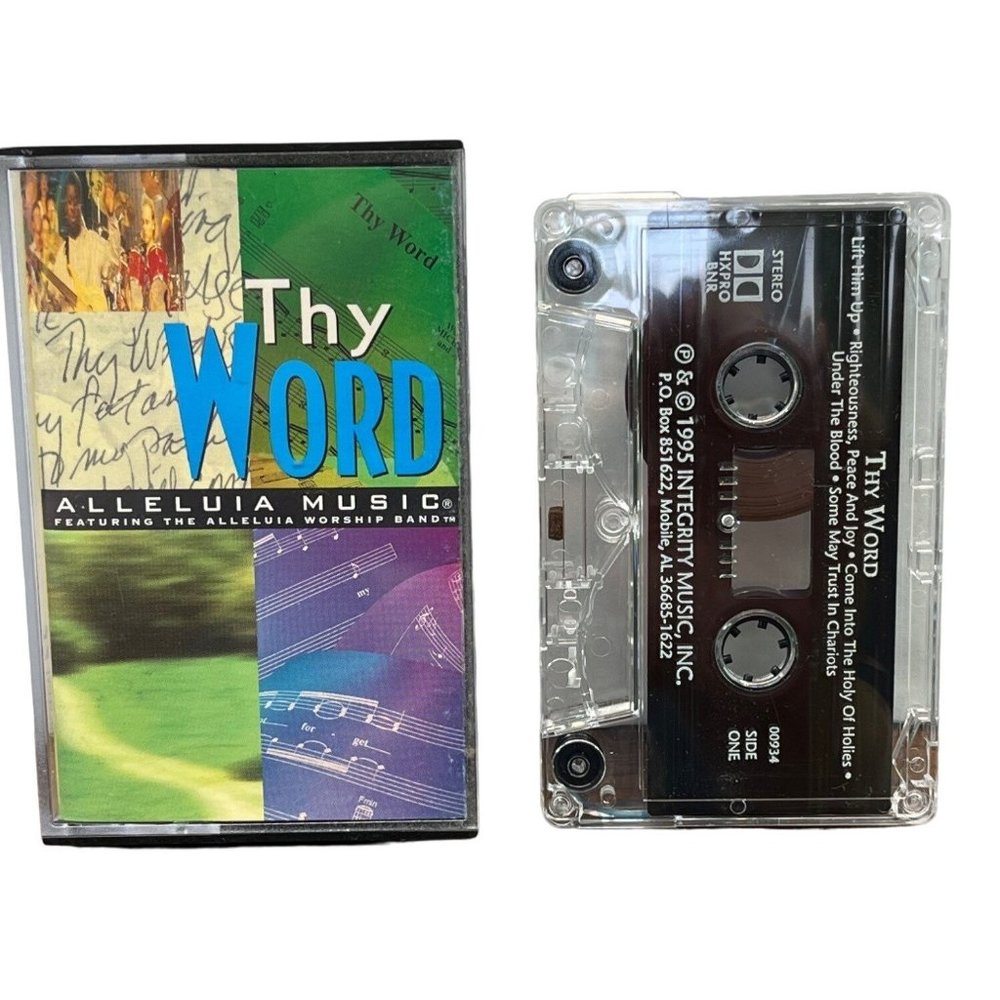 The Alleluia Worship Band Thy Word Cassette Tape Christian 1995